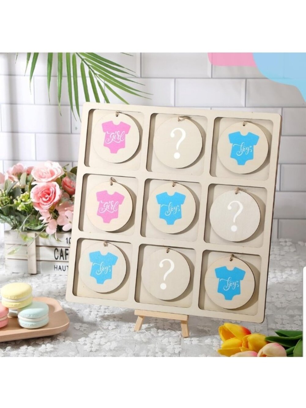 Gender Reveal Party Game Set - Pink and Blue